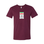 Men’s Iran National Soccer Team - BELLA + CANVAS - Jersey V-Neck Tee - 3005