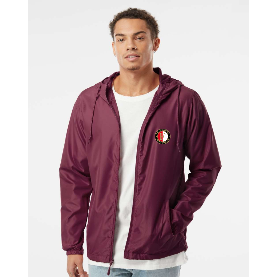 Men’s  Feyenoord FC - Independent Trading Co. - Lightweight Windbreaker Full-Zip Jacket - EXP54LWZ