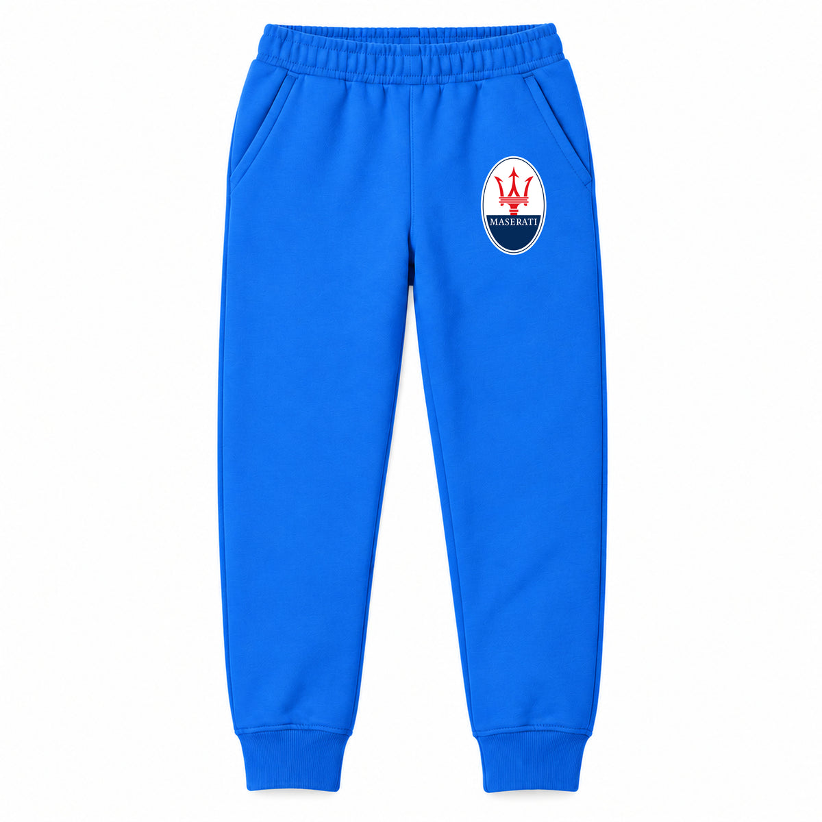 Maserati youth jogger sweatpants in Blue, Youth Large ages 10–12