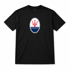 Men’s Maserati Car Cotton T-Shirt | Color: Black | Image 2
