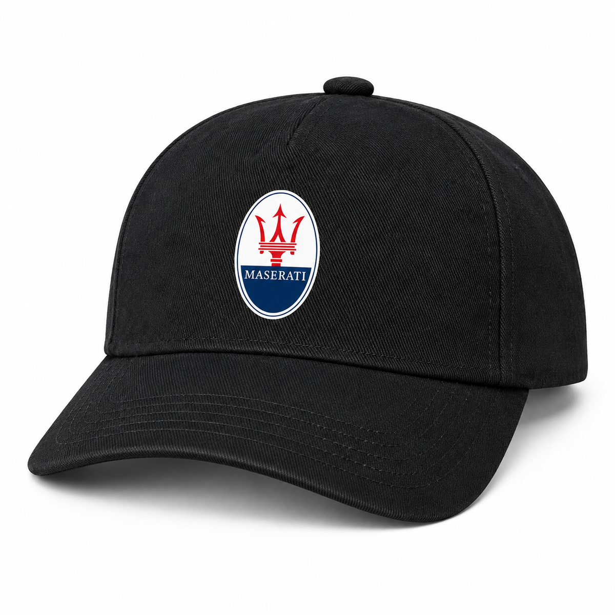 Maserati Car Dad Baseball Cap Hat | Color: Black | Image 1