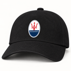 Maserati Car Dad Baseball Cap Hat | Color: Black | Image 3