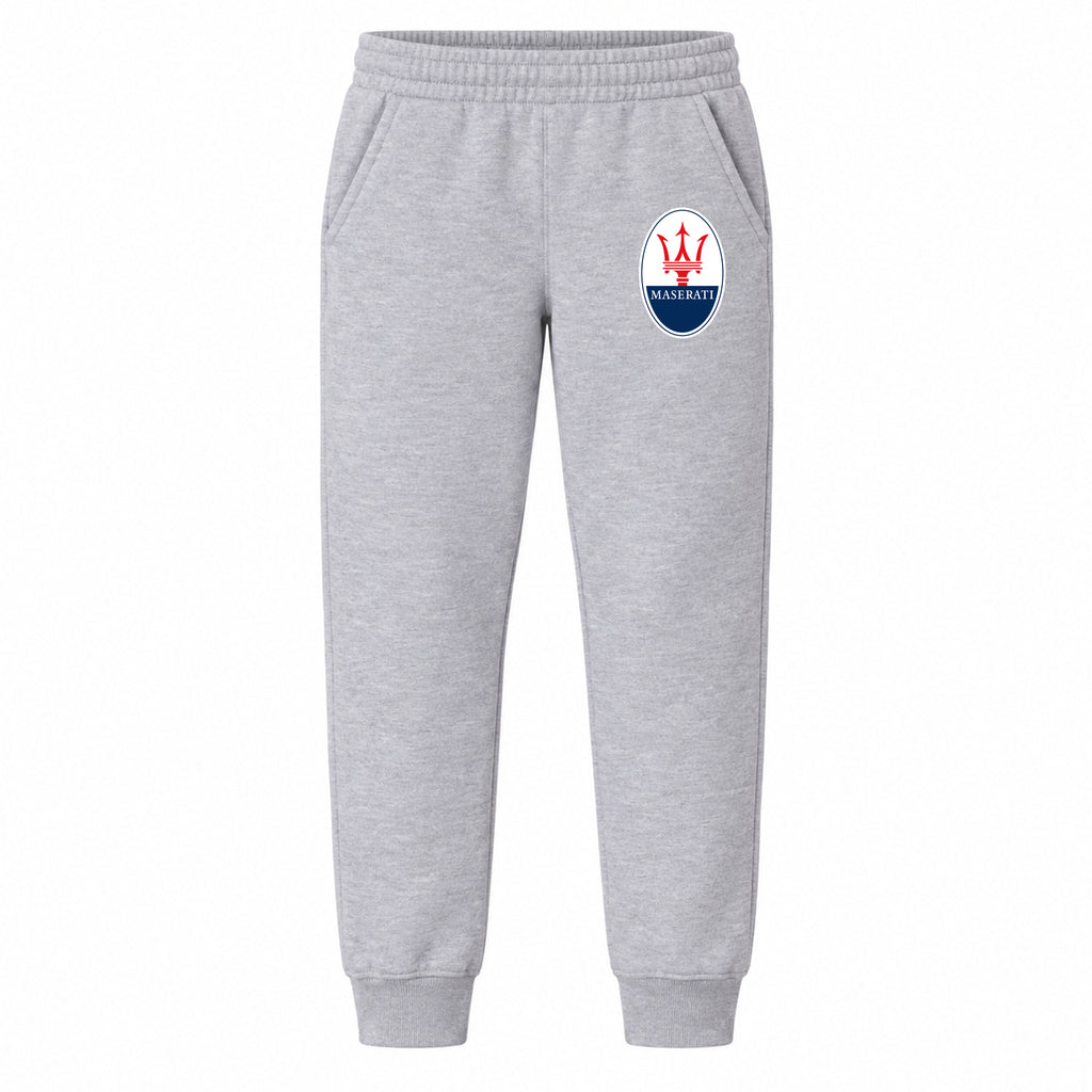 Maserati youth jogger sweatpants in Grey, Youth Large ages 10–12