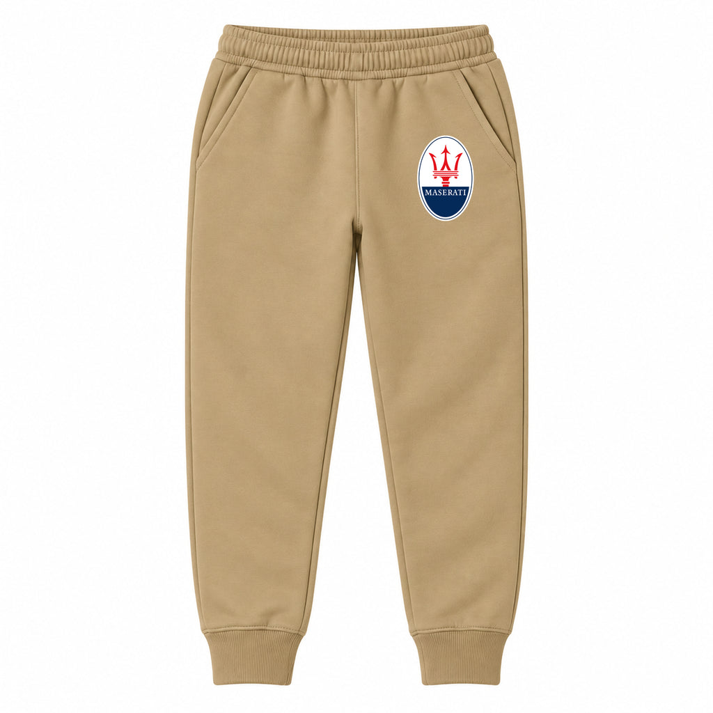 Maserati youth jogger sweatpants in Khaki, Youth Large ages 10–12
