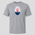 Maserati polyester T-shirt — Grey — original logo