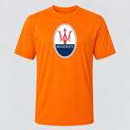 Maserati polyester T-shirt — Orange — original logo