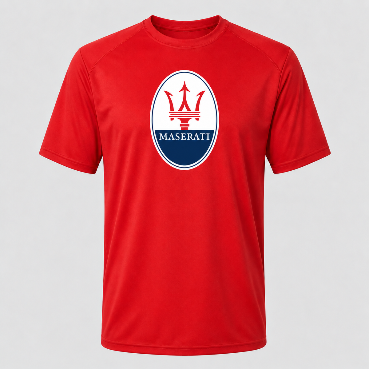 Maserati polyester T-shirt — Red — original logo