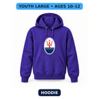 Maserati - Youth Large Hoodie (Ages 10–12) | Color: Purple