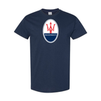 Youth Kids Maserati Car Cotton T-Shirt | Color: Navy | Main