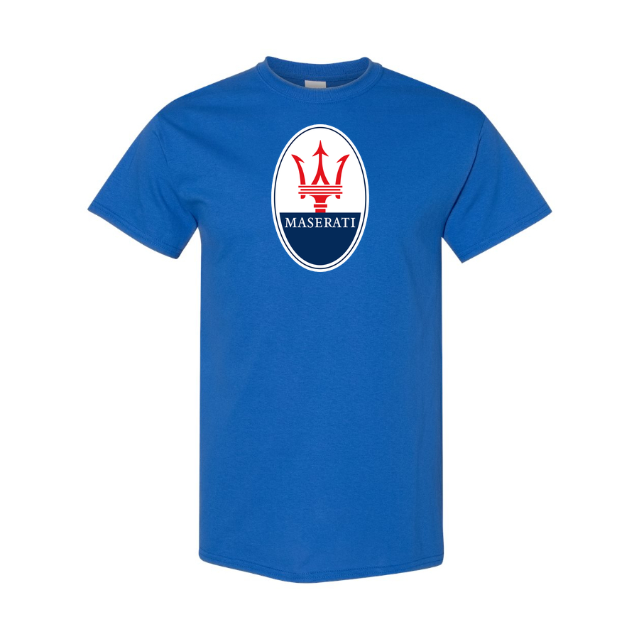 Youth Kids Maserati Car Cotton T-Shirt | Color: Blue | Main