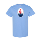 Youth Kids Maserati Car Cotton T-Shirt | Color: Sky Blue | Main