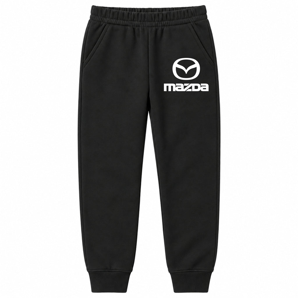 Mazda youth jogger sweatpants in Black, Youth Large ages 10–12