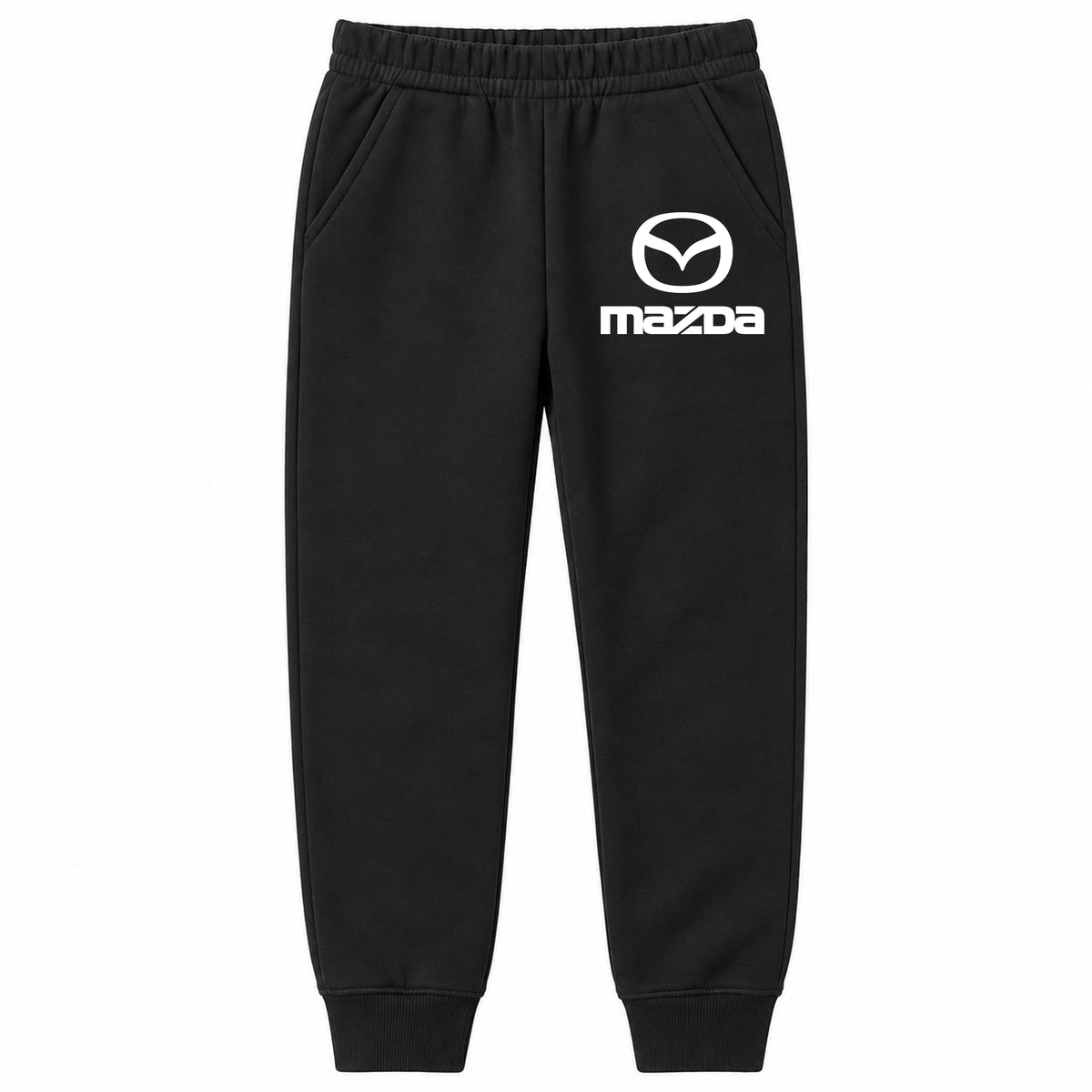 Mazda youth jogger sweatpants in Black, Youth Large ages 10–12
