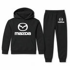 Mazda youth hoodie jogger set, Black, Youth Large ages 10–12