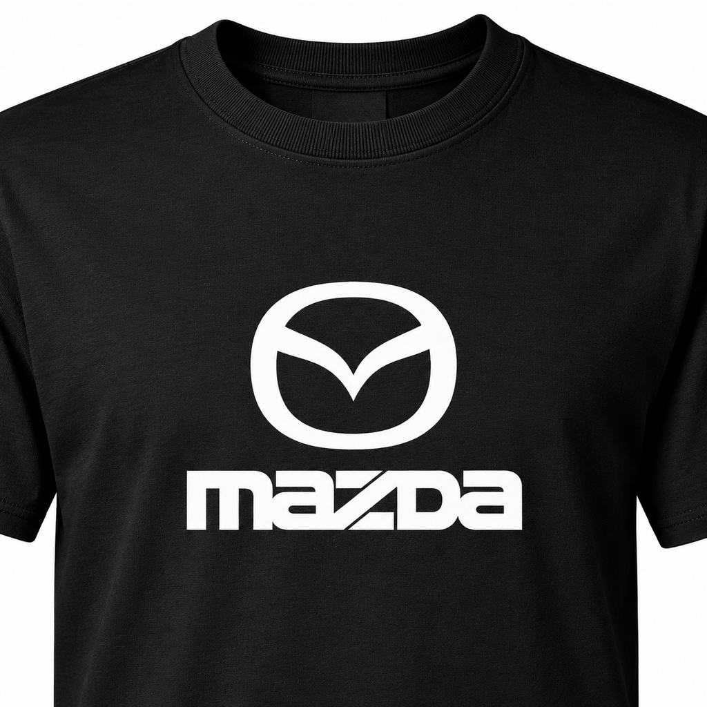 Mazda cotton T-shirt | Color: Black | Image 3