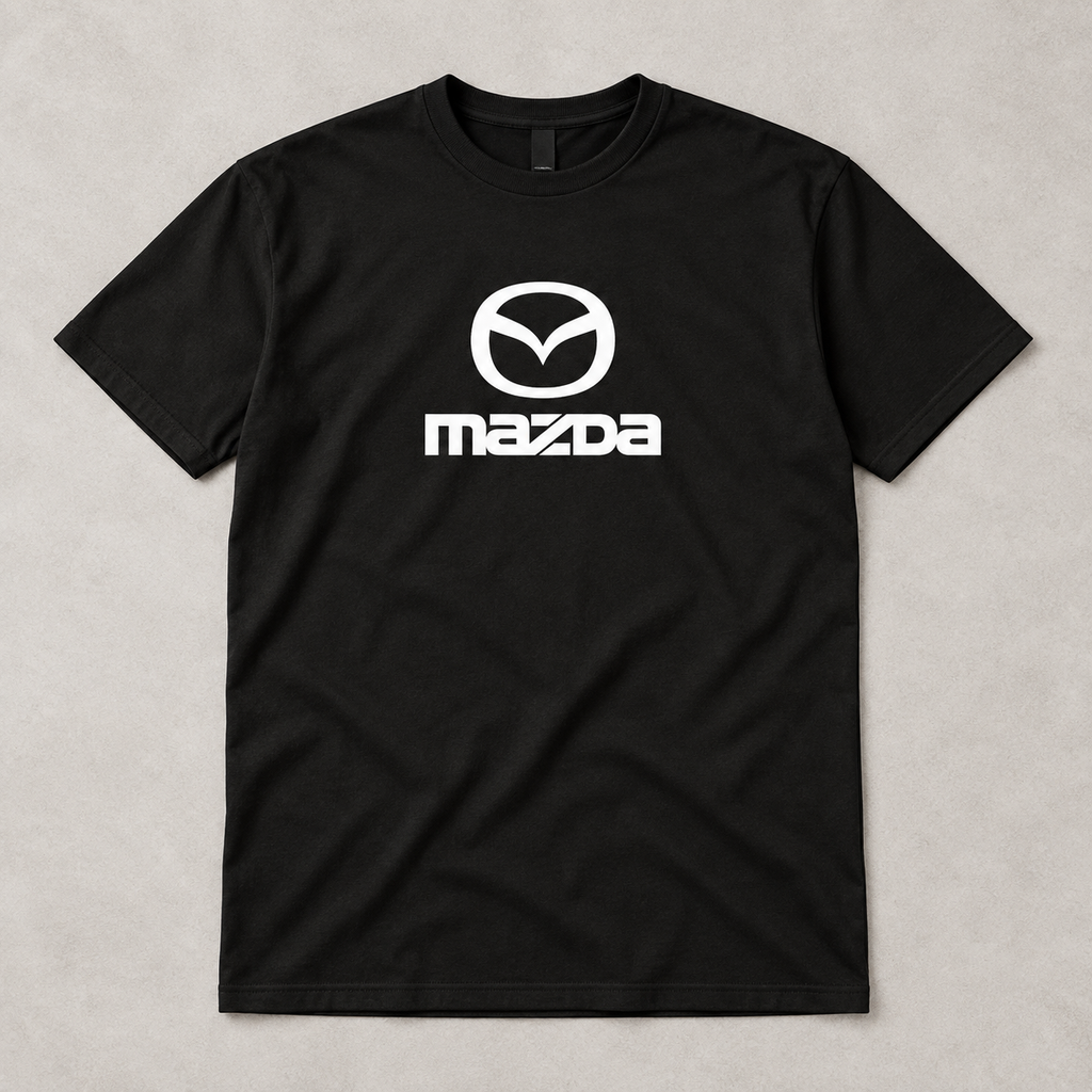 Mazda cotton T-shirt | Color: Black | Image 4