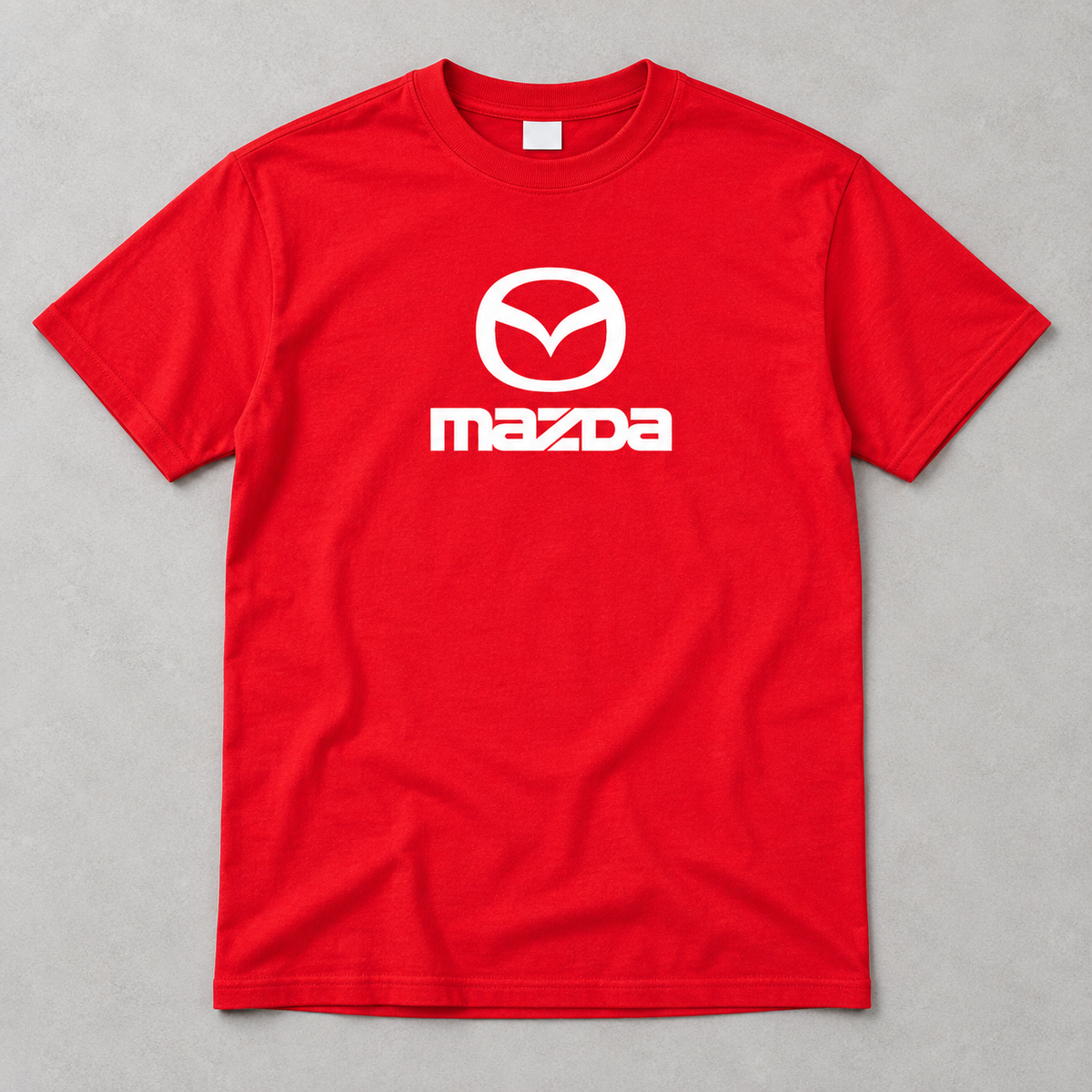 Mazda cotton T-shirt | Color: Red | Image 4
