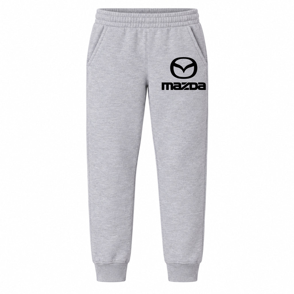 Mazda youth jogger sweatpants in Grey, Youth Large ages 10–12