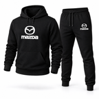 Mazda hoodie joggers set | Color: Black | Image 2