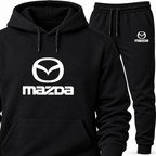 Mazda hoodie joggers set | Color: Black | Image 3