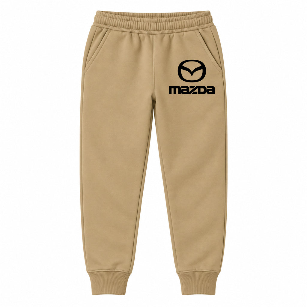 Mazda youth jogger sweatpants in Khaki, Youth Large ages 10–12