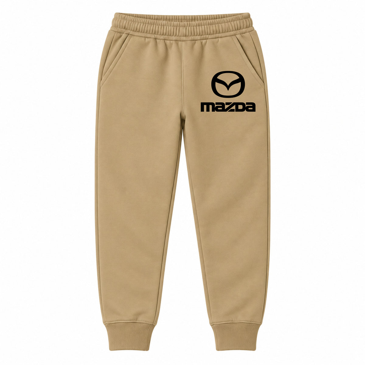 Mazda youth jogger sweatpants in Khaki, Youth Large ages 10–12