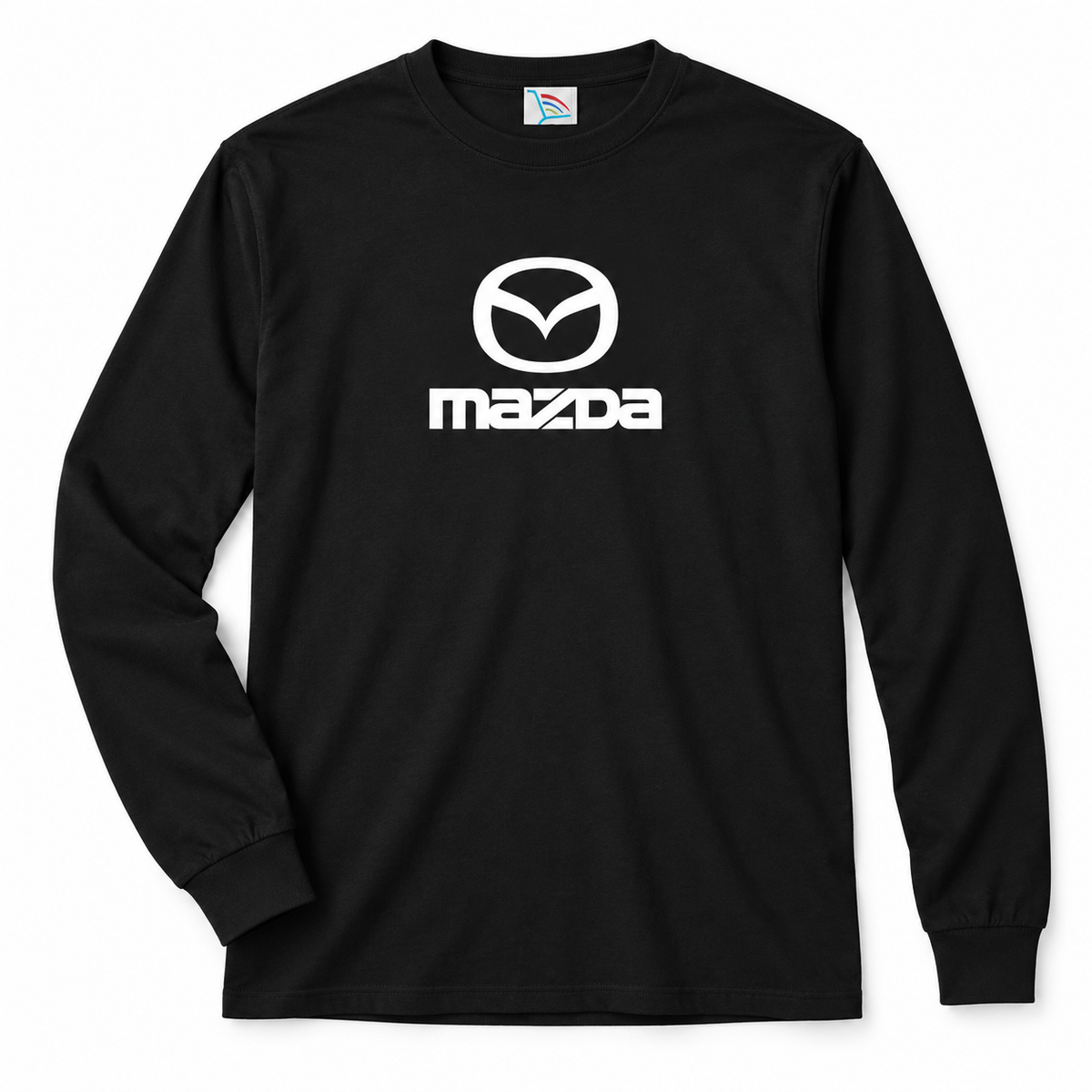 Mazda cotton long sleeve Angle | Color: Black |