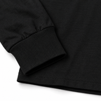 Mazda cotton long sleeve Cuff-detail | Color: Black |