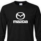 Mazda cotton long sleeve Print-detail | Color: Black |