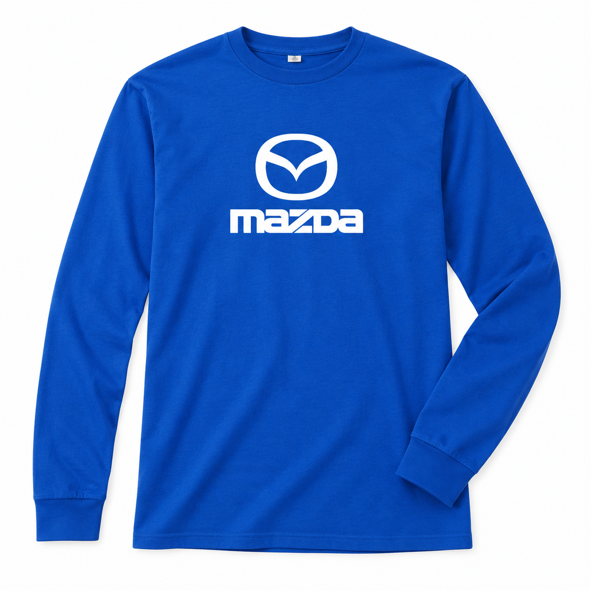 Mazda cotton long sleeve Angle | Color: Blue |