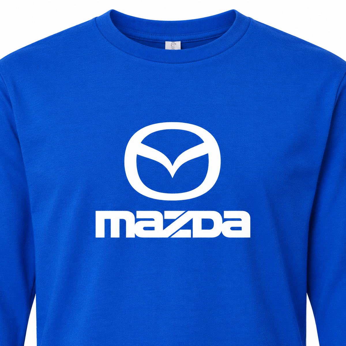 Mazda cotton long sleeve Print-detail | Color: Blue |