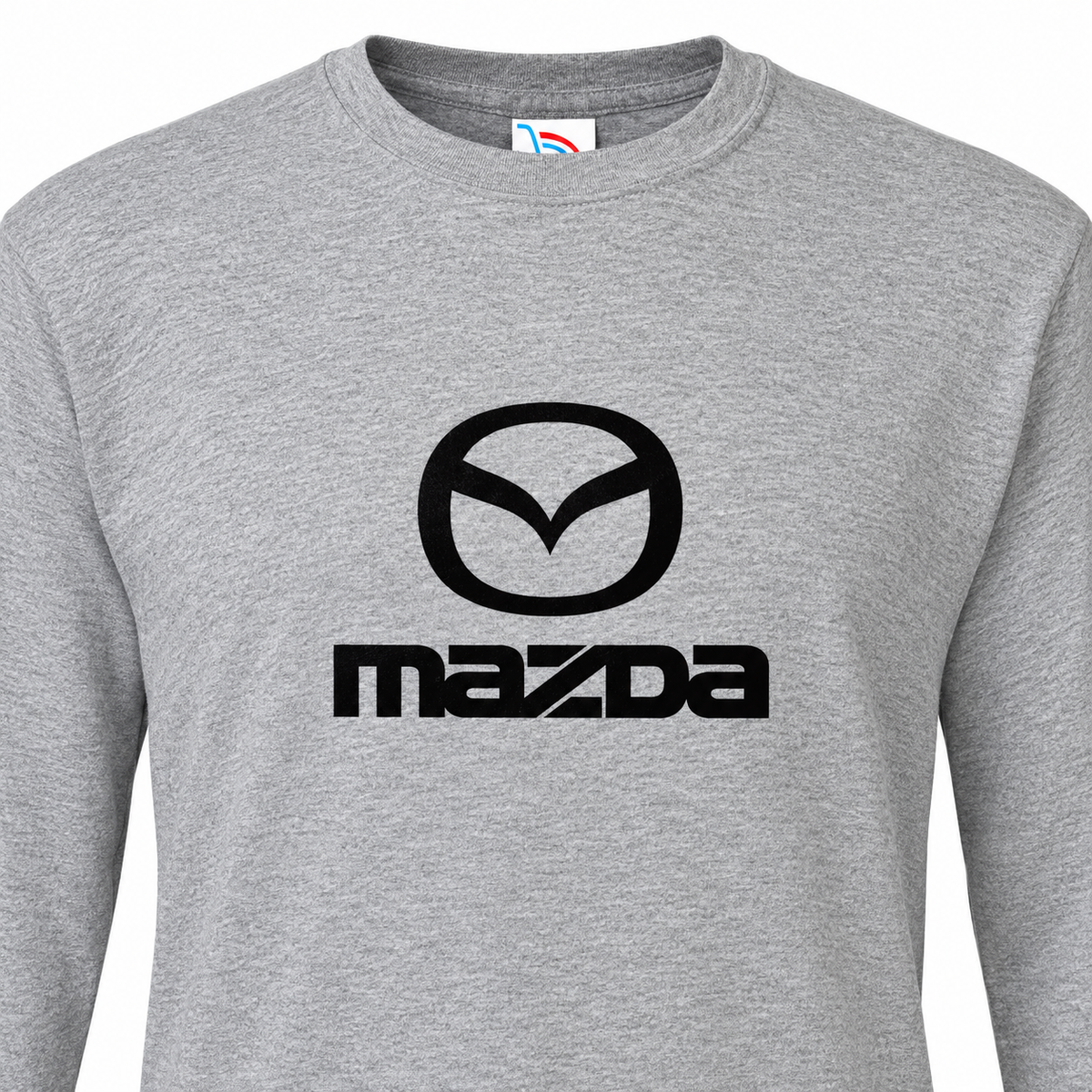 Mazda cotton long sleeve Print-detail | Color: Grey |