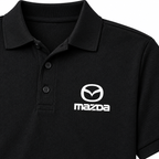 Mazda dry blend polo | Color: Black | Image 3