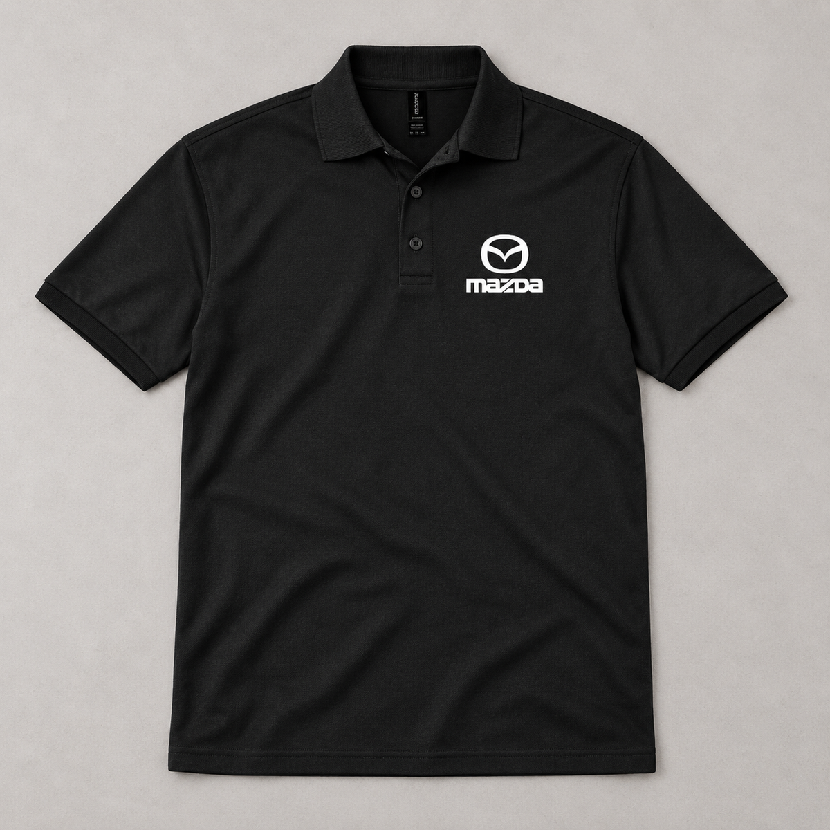 Mazda dry blend polo | Color: Black | Image 4