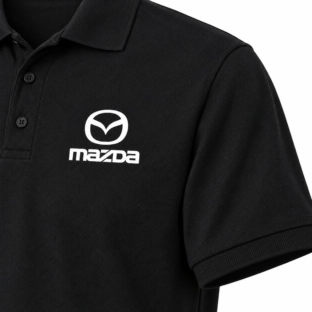 Mazda dry blend polo | Color: Black | Image 5