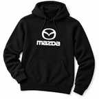 Mazda pullover hoodie Angle | Color: Black |