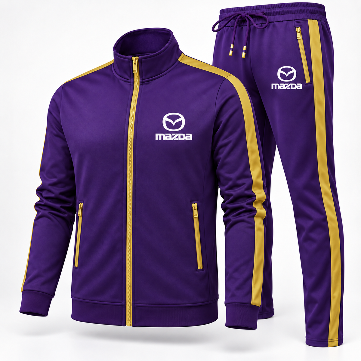 Men's Mazda Car Dri-Fit TrackSuit | Color: Purple | Image 2