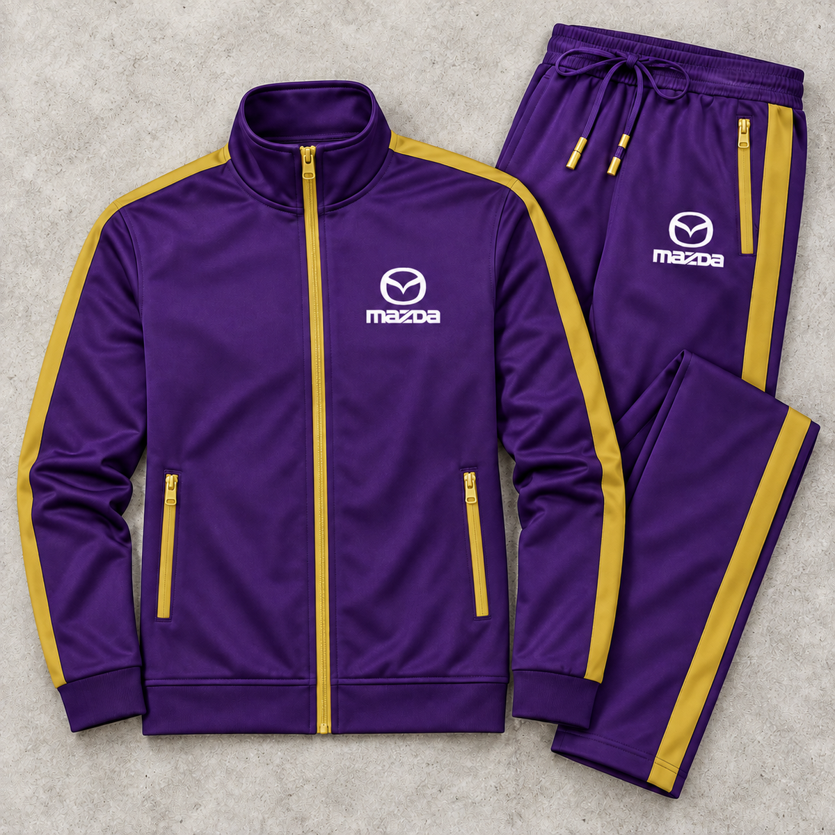 Men's Mazda Car Dri-Fit TrackSuit | Color: Purple | Image 5