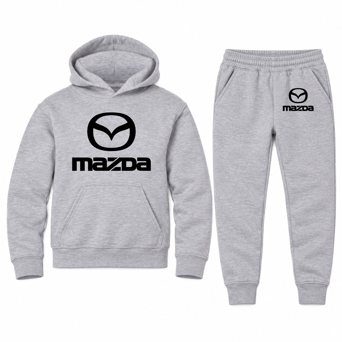 Mazda youth hoodie jogger set, Sports Grey, Youth Large ages 10–12