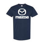Youth Kids Mazda Car Cotton T-Shirt | Color: Navy | Main