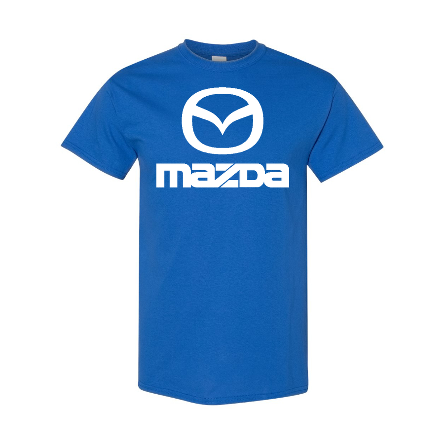 Youth Kids Mazda Car Cotton T-Shirt | Color: Royal Blue | Main
