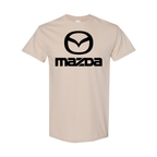 Youth Kids Mazda Car Cotton T-Shirt | Color: Tan | Main