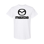 Youth Kids Mazda Car Cotton T-Shirt | Color: White | Main