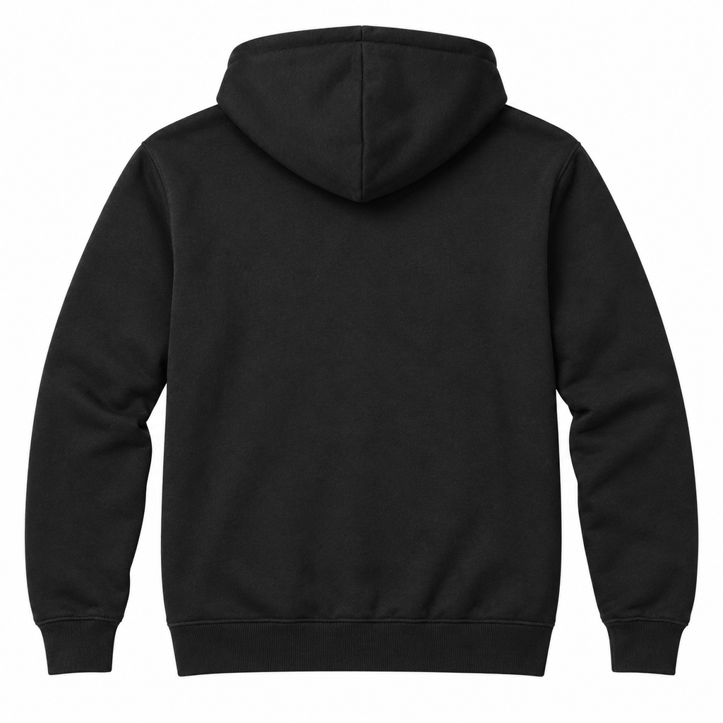 Mazda zipper hoodie Back | Color: Black |