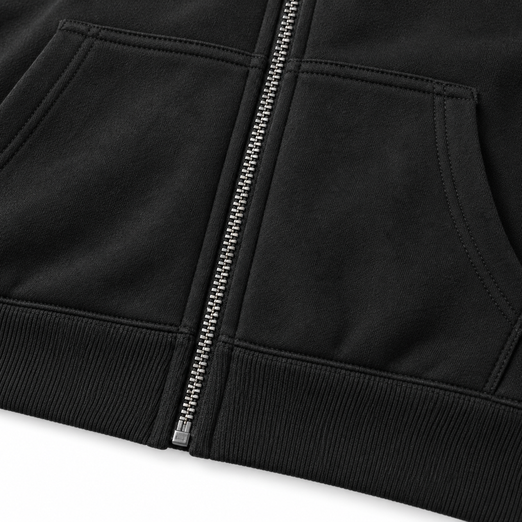 Mazda zipper hoodie Zipper-detail | Color: Black |