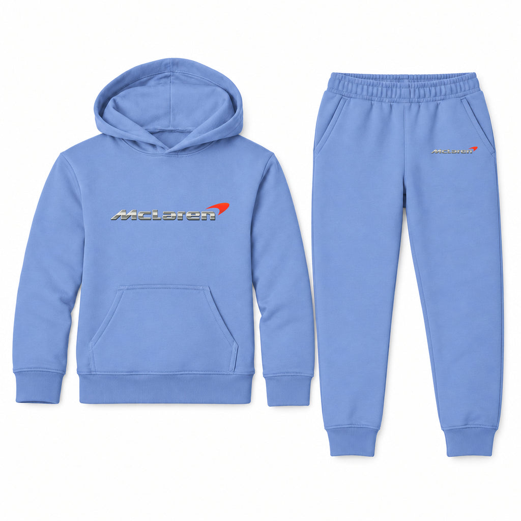 McLaren youth hoodie jogger set, Carolina Blue, Youth Large ages 10–12