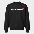 Men’s McLaren Car Crewneck Sweatshirt | Color: Black | Front