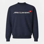 Men’s McLaren Car Crewneck Sweatshirt | Color: Navy | Front