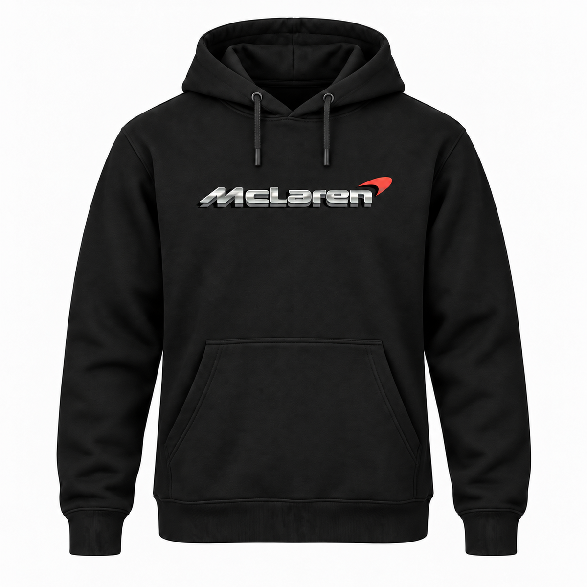 Men’s McLaren Car Pullover Hoodie | Color: Black | Front