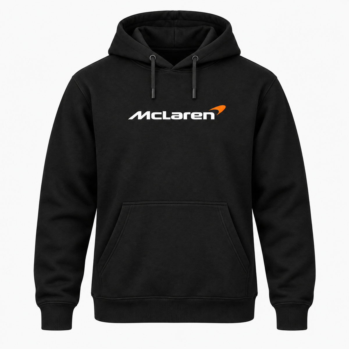 Men’s McLaren Car Pullover Hoodie | Color: Black | Front